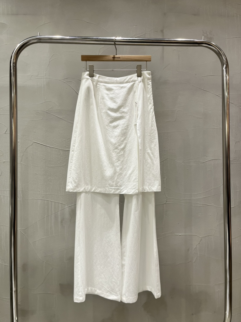 INSSENSE-A韓國東大門直郵女裝新品熱賣26春夏休閑裙褲開衩INSSENSE-A裙褲圖色1