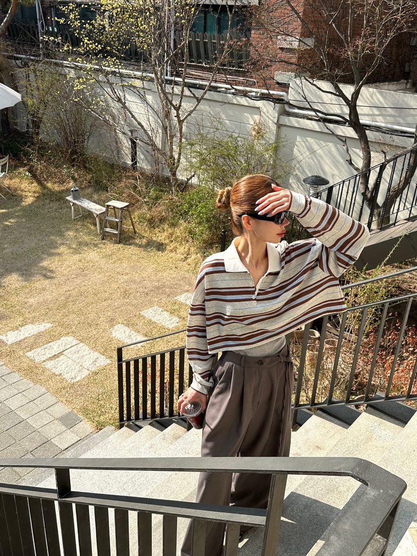 ZEROZERO韓國直郵實拍女士新品休閑熱賣推薦26春夏長袖T恤ZEROZERO長袖T恤