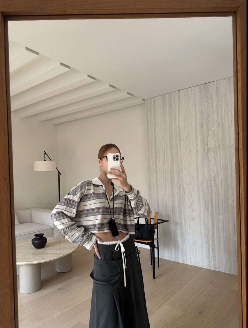 ZEROZERO韓國直郵實拍女士新品休閑熱賣推薦26春夏長袖T恤ZEROZERO長袖T恤圖色1