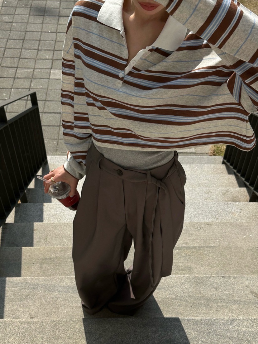 ZEROZERO韓國直郵實拍女士新品休閑熱賣推薦26春夏長袖T恤ZEROZERO長袖T恤圖色2