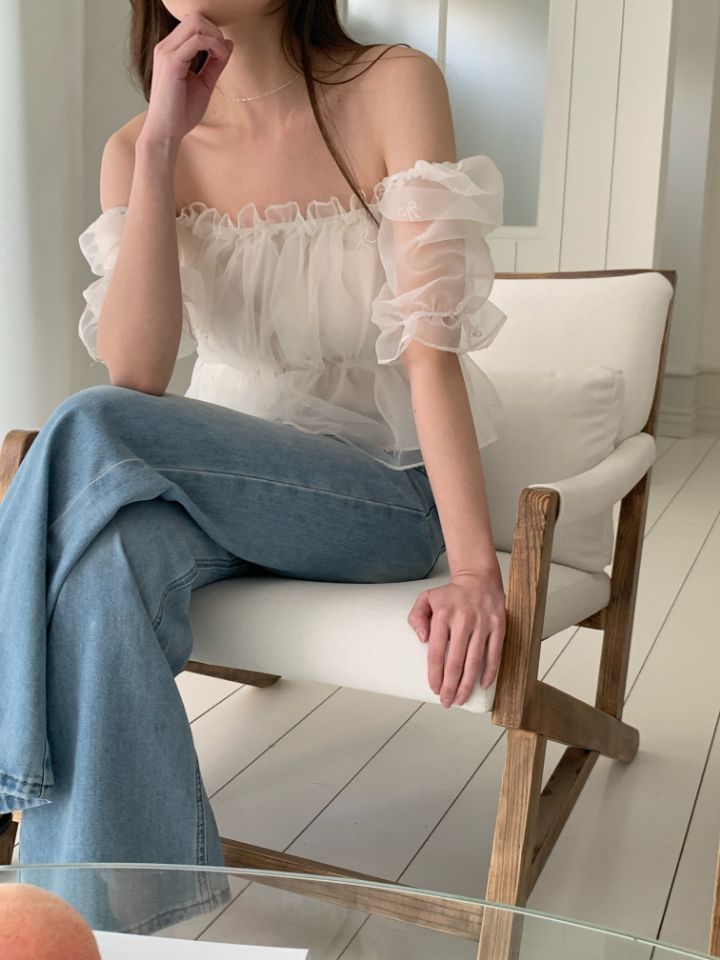 CRONG韓國代購女裝新品熱賣職業人氣26春夏時尚襯衫蕾絲衫CRONG襯衫/蕾絲衫