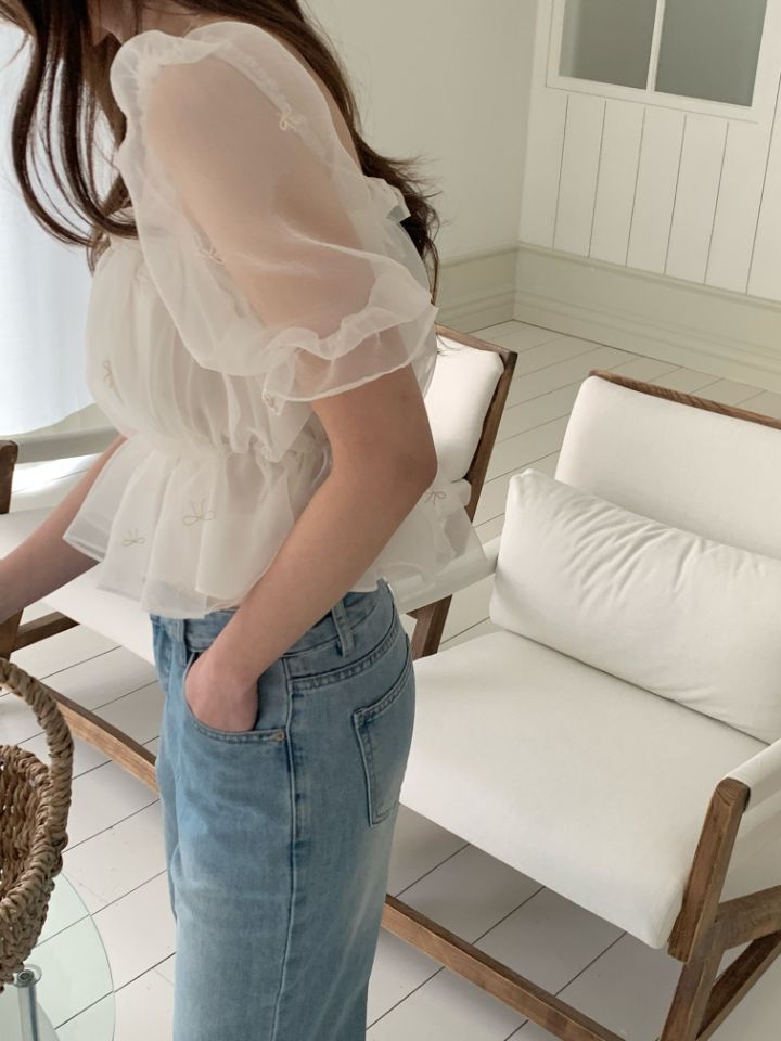 CRONG韓國代購女裝新品熱賣職業人氣26春夏時尚襯衫蕾絲衫CRONG襯衫/蕾絲衫