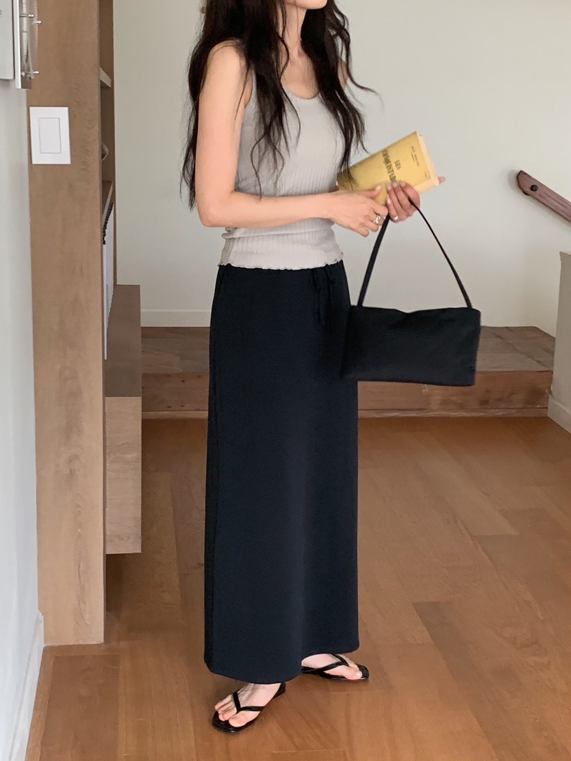 BLEECKER韓國直郵女士新品時尚休閑人氣熱賣吊帶背心羅紋BLEECKER吊帶/背心