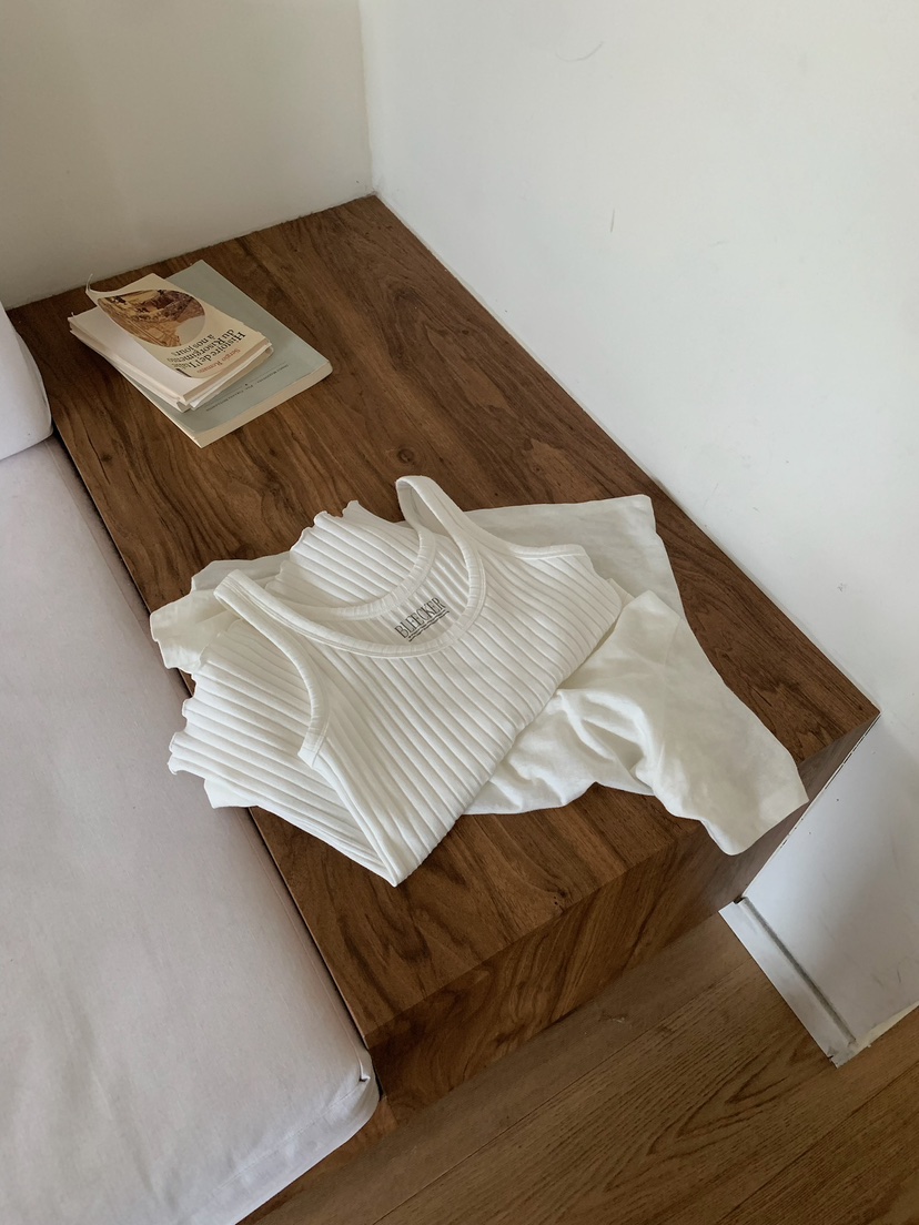 BLEECKER韓國直郵女士新品時尚休閑人氣熱賣吊帶背心羅紋BLEECKER吊帶/背心