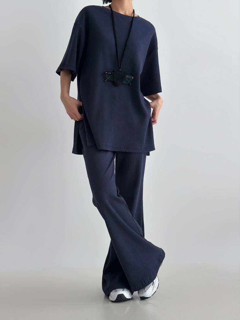 ANGLOG BEIGE韓國代購女裝新款職業時尚人氣休閑休閑褲羅紋ANGLOG BEIGE休閑褲