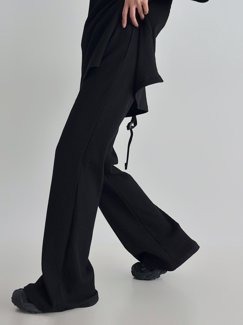 ANGLOG BEIGE韓國代購女裝新款職業時尚人氣休閑休閑褲羅紋ANGLOG BEIGE休閑褲