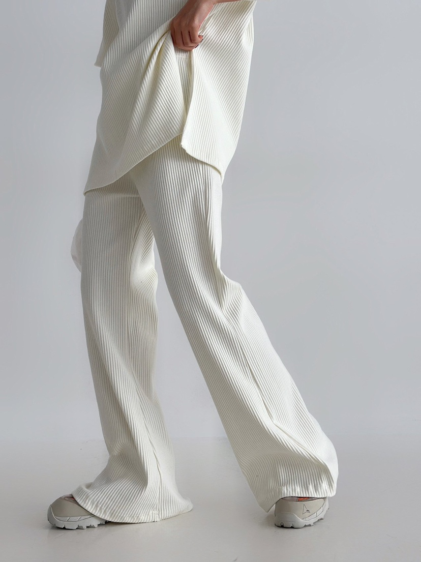 ANGLOG BEIGE韓國代購女裝新款職業時尚人氣休閑休閑褲羅紋ANGLOG BEIGE休閑褲圖色3