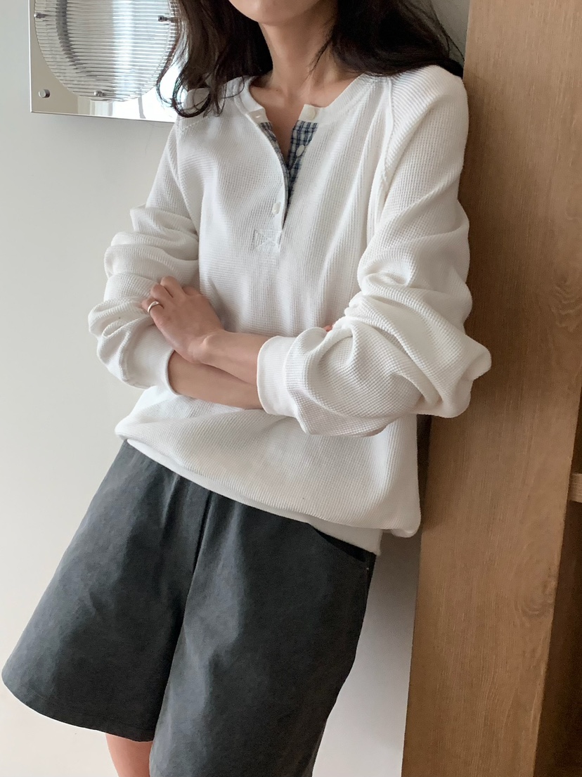 BLEECKER韓國直郵實拍女裝新款熱賣職業26春夏時尚推薦衛衣BLEECKER衛衣