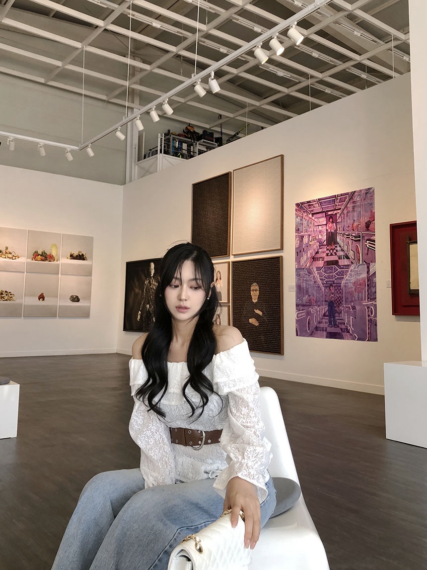 바츠韓國代購女裝新品人氣推薦26春夏襯衫蕾絲衫不含腰帶Vatz襯衫/蕾絲衫