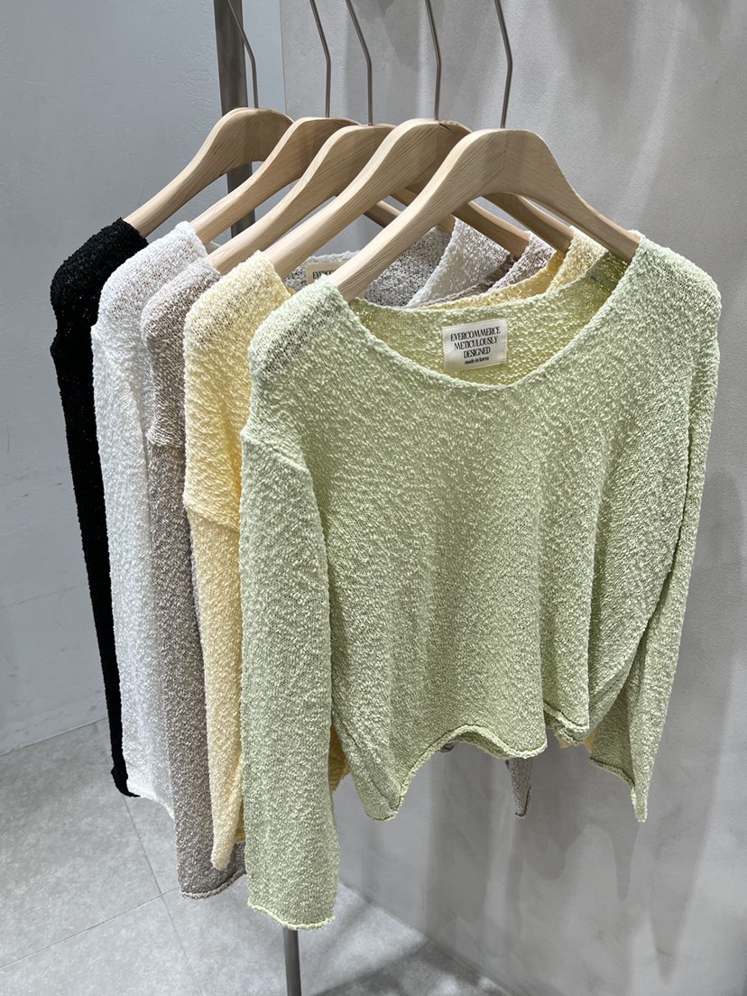 EVERCOMMERCE METICULOUSLY DESIGNED韓國東大門直郵女裝新款職業針織衫EVERCOMMERCE METICULOUSLY DESIGNED針織衫