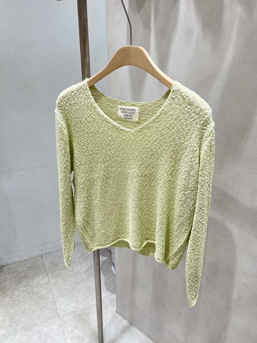 EVERCOMMERCE METICULOUSLY DESIGNED韓國東大門直郵女裝新款職業針織衫EVERCOMMERCE METICULOUSLY DESIGNED針織衫圖色1