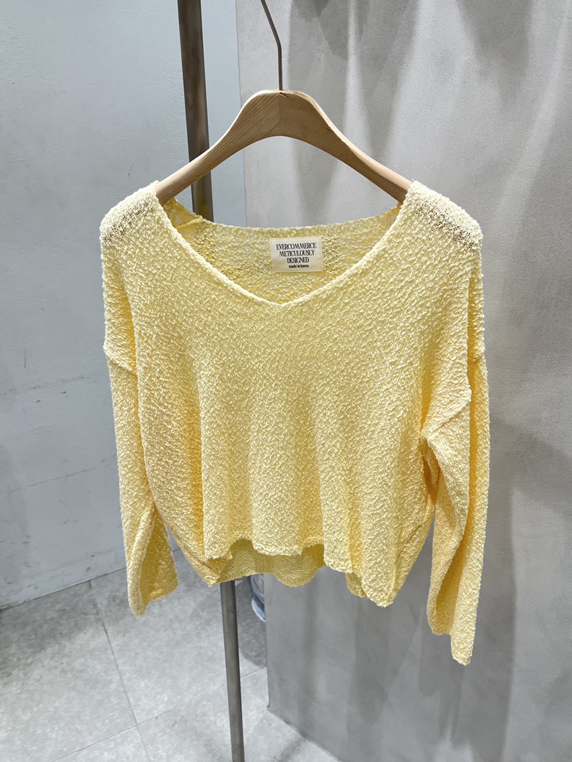 EVERCOMMERCE METICULOUSLY DESIGNED韓國東大門直郵女裝新款職業針織衫EVERCOMMERCE METICULOUSLY DESIGNED針織衫圖色3