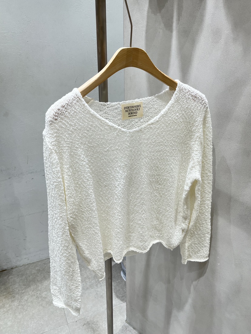 EVERCOMMERCE METICULOUSLY DESIGNED韓國東大門直郵女裝新款職業針織衫EVERCOMMERCE METICULOUSLY DESIGNED針織衫圖色4