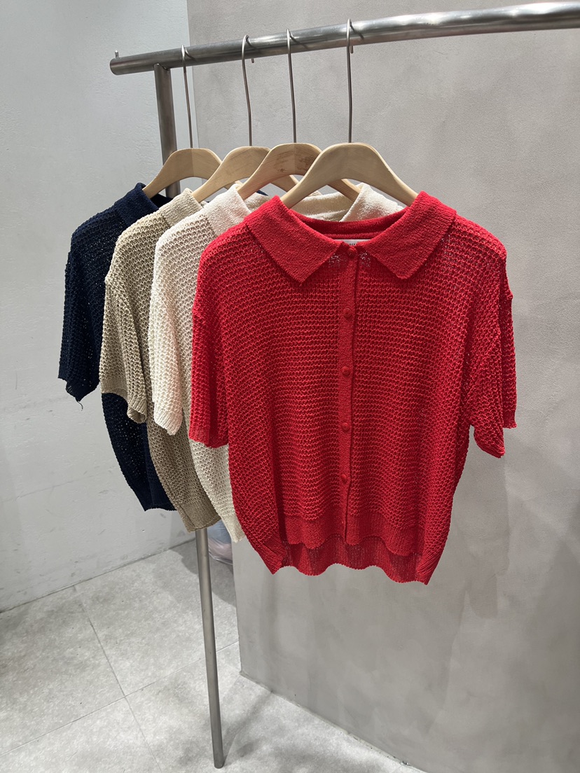 EVERCOMMERCE METICULOUSLY DESIGNED韓國東大門代購女裝新款人氣針織衫華夫格EVERCOMMERCE METICULOUSLY DESIGNED針織衫