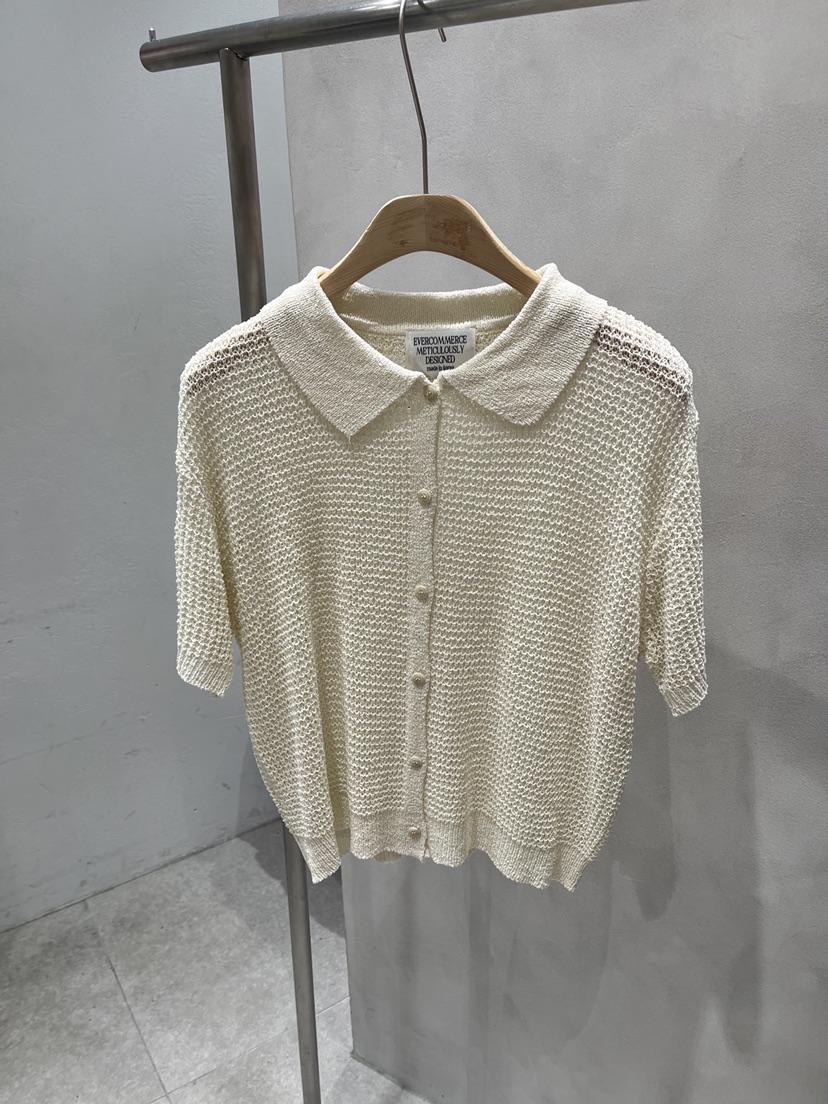 EVERCOMMERCE METICULOUSLY DESIGNED韓國東大門代購女裝新款人氣針織衫華夫格EVERCOMMERCE METICULOUSLY DESIGNED針織衫圖色3