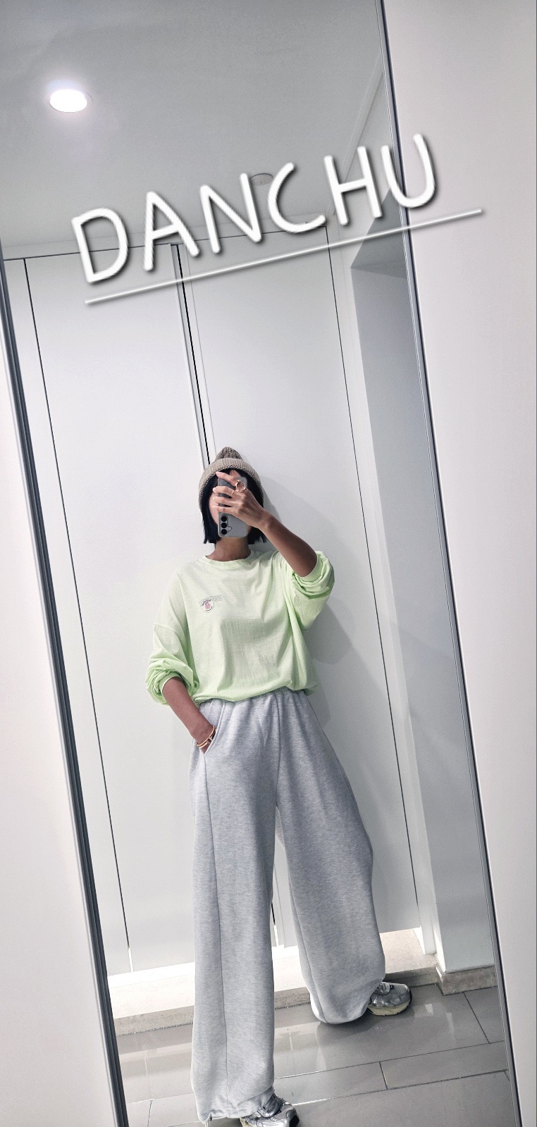 DANCHU韓國直郵實拍女士新品熱賣人氣26春夏職業衛衣開衩DANCHU衛衣