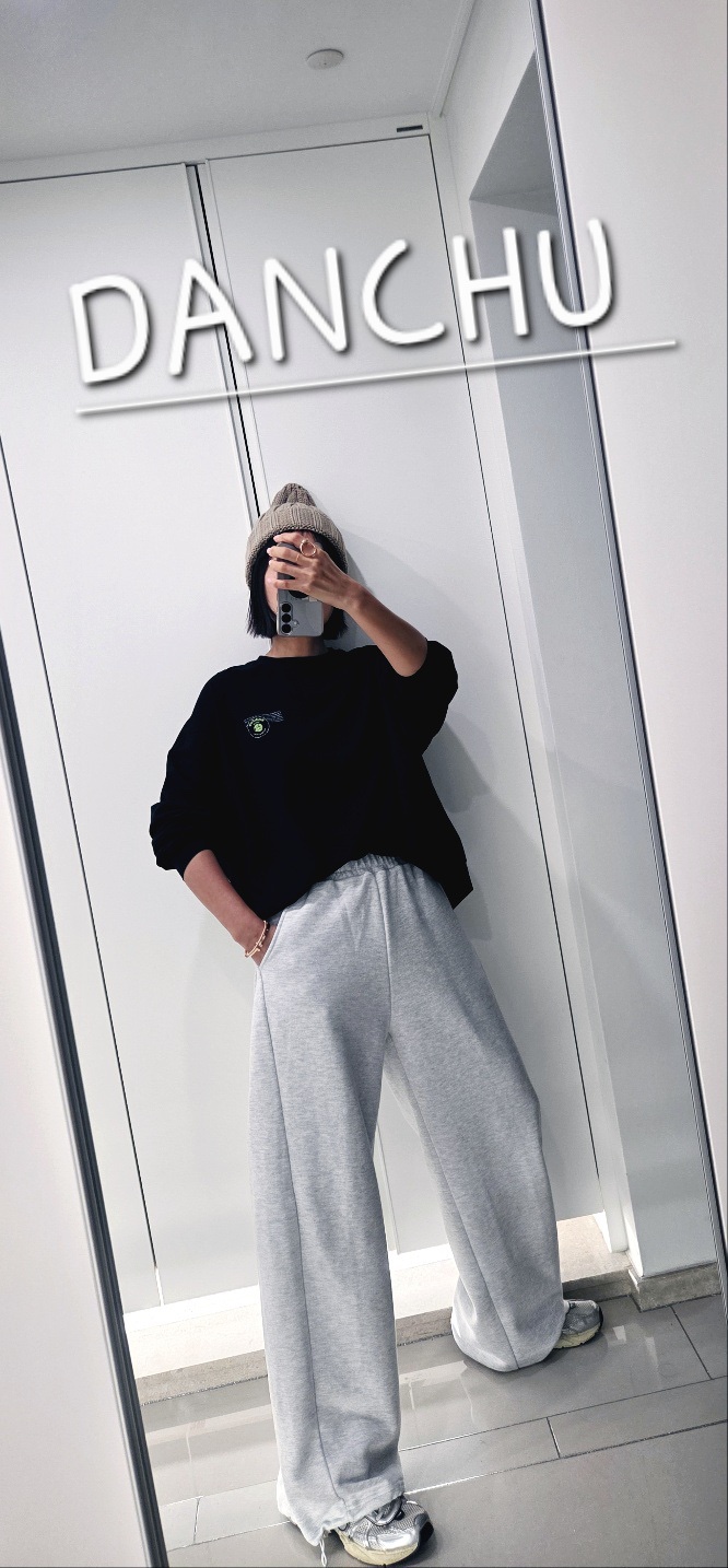 DANCHU韓國直郵實拍女士新品熱賣人氣26春夏職業衛衣開衩DANCHU衛衣