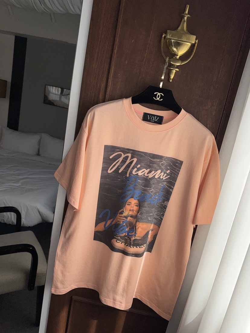 바츠韓國東大門代購女士新款休閑推薦人氣熱賣時尚26春夏T恤VatzT恤圖色1