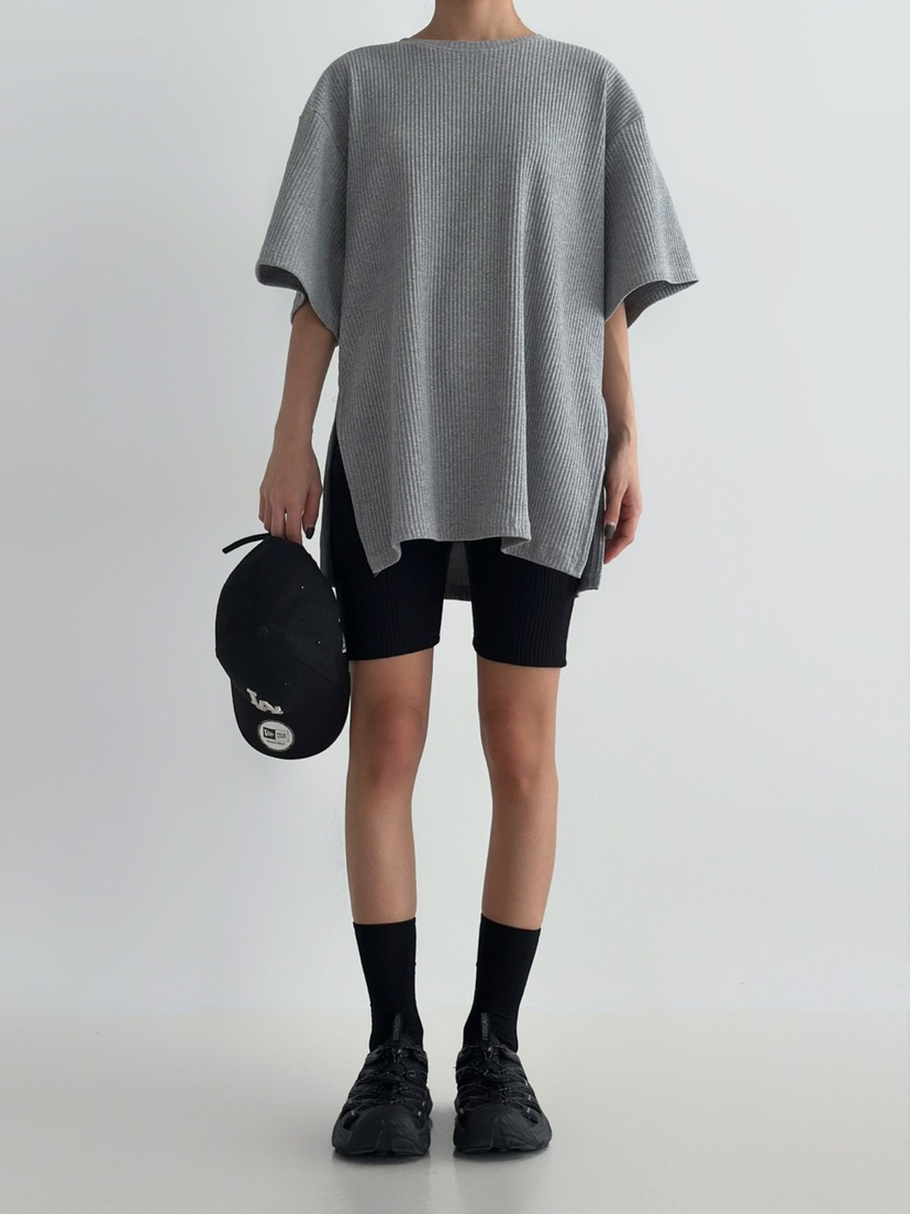 ANGLOG BEIGE韓國東大門代購女裝新款熱賣職業時尚T恤羅紋ANGLOG BEIGET恤