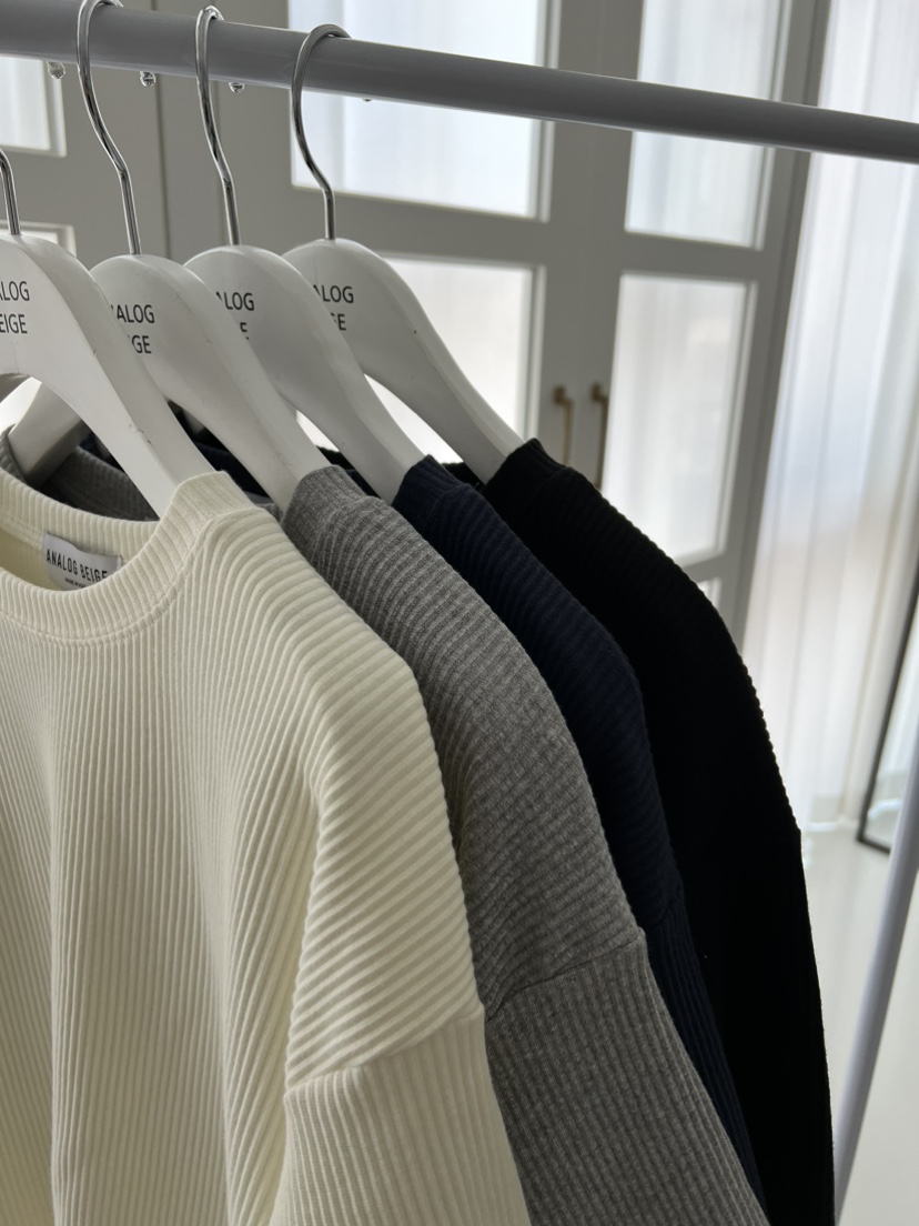 ANGLOG BEIGE韓國東大門代購女裝新款熱賣職業時尚T恤羅紋ANGLOG BEIGET恤