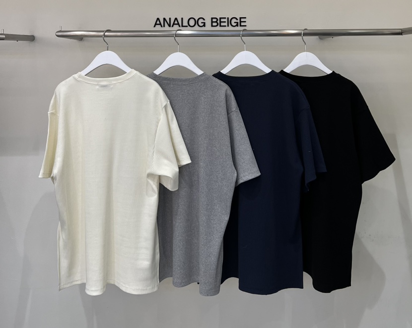 ANGLOG BEIGE韓國東大門代購女裝新款熱賣職業時尚T恤羅紋ANGLOG BEIGET恤