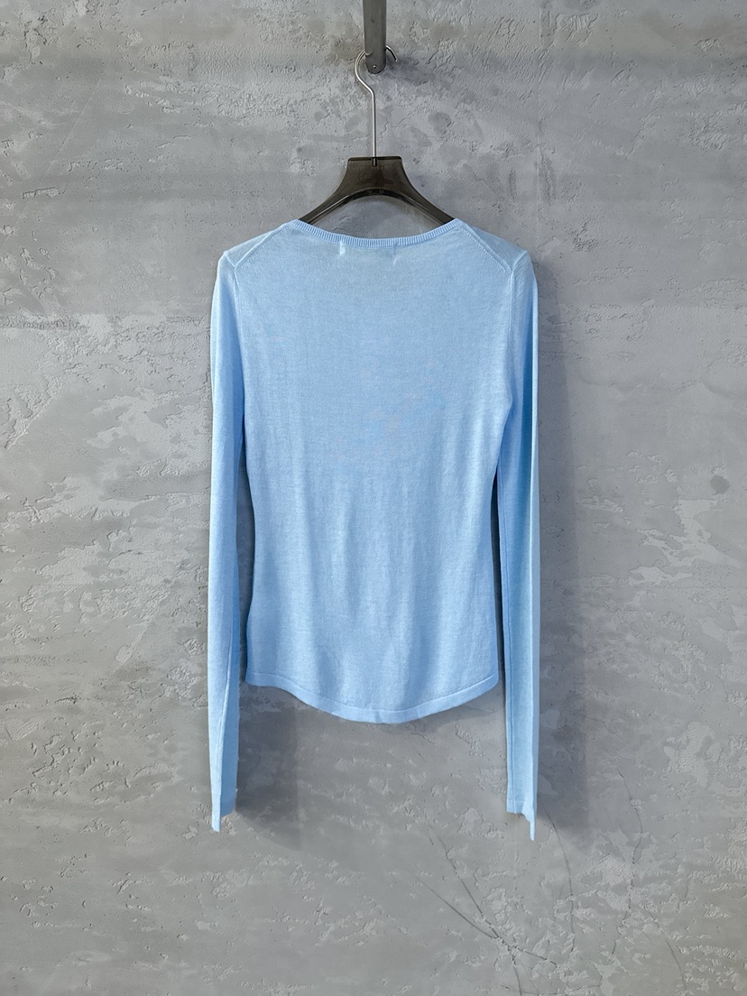 COME OPEN/HAPER韓國東大門代購女士新品26春夏針織衫真絲圓領開衫COME OPEN/HAPER針織衫