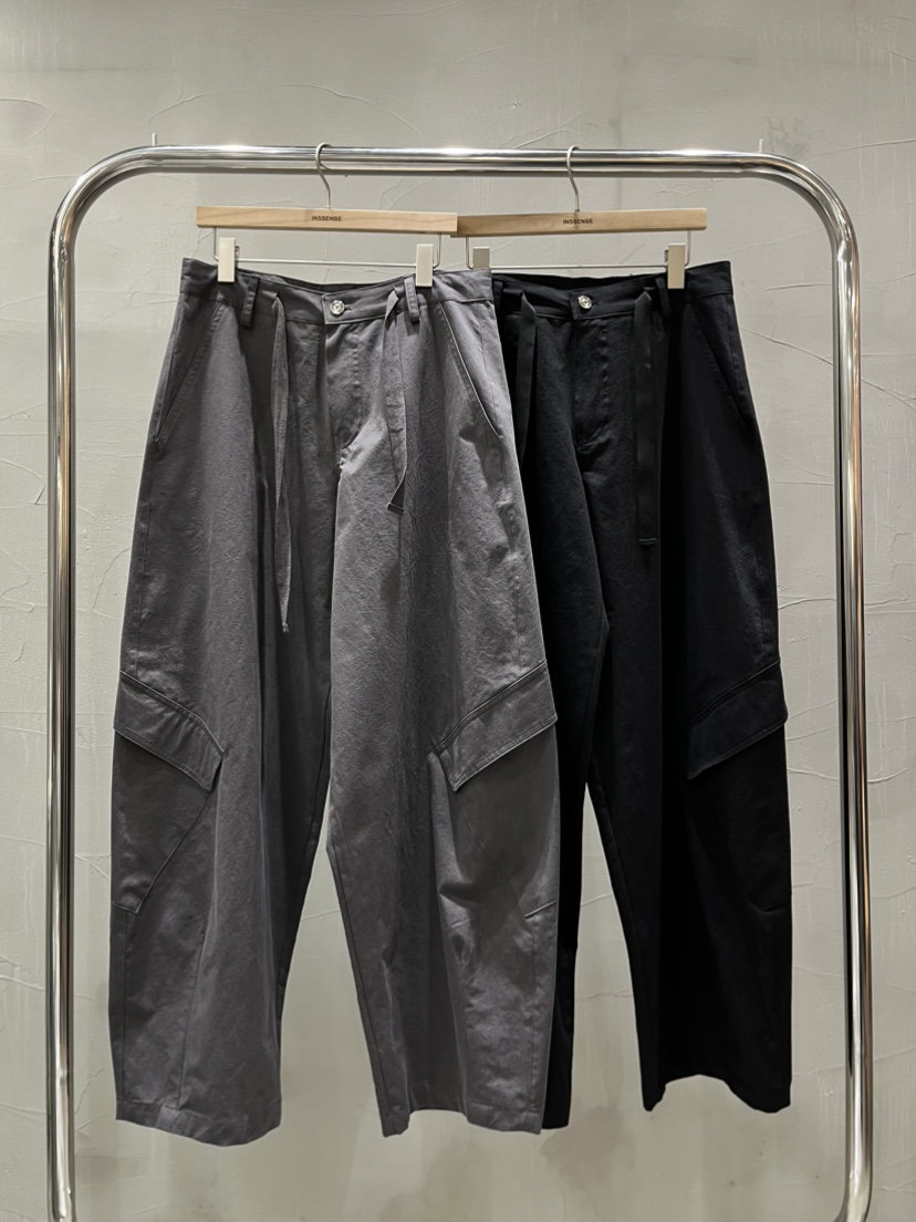 INSSENSE-A韓國直郵女士新品熱賣人氣26春夏休閑褲口袋燈籠INSSENSE-A休閑褲