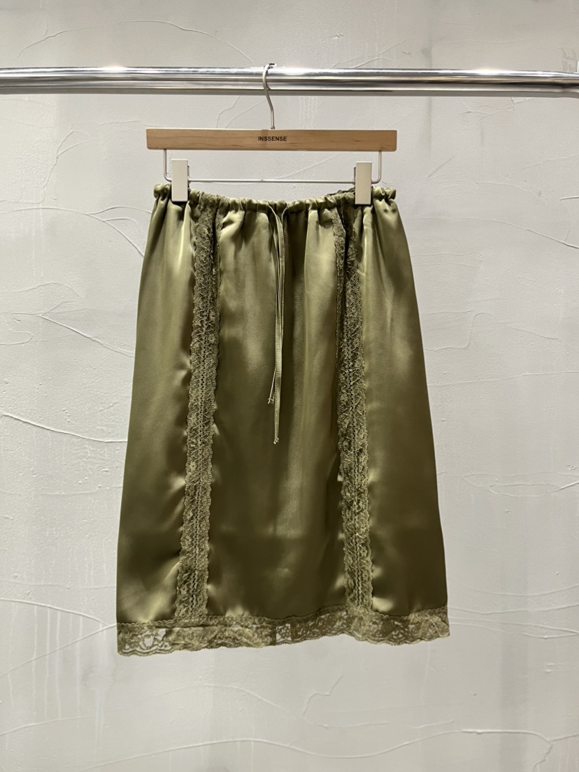 INSSENSE-A韓國直郵女裝新品職業推薦休閑半身裙中短裙蕾絲INSSENSE-A半身裙/中短裙圖色1