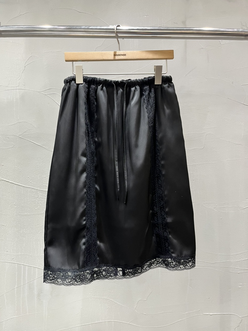 INSSENSE-A韓國直郵女裝新品職業推薦休閑半身裙中短裙蕾絲INSSENSE-A半身裙/中短裙圖色2