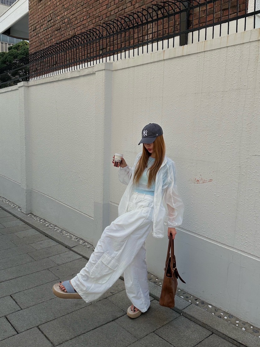 ZEROZERO韓國東大門直郵女裝新品時尚推薦人氣休閑褲尼龍ZEROZERO休閑褲