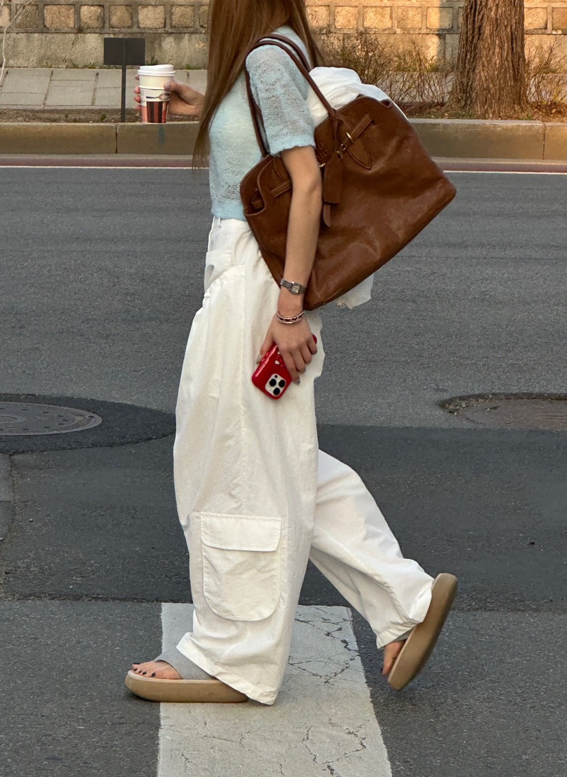 ZEROZERO韓國東大門直郵女裝新品時尚推薦人氣休閑褲尼龍ZEROZERO休閑褲