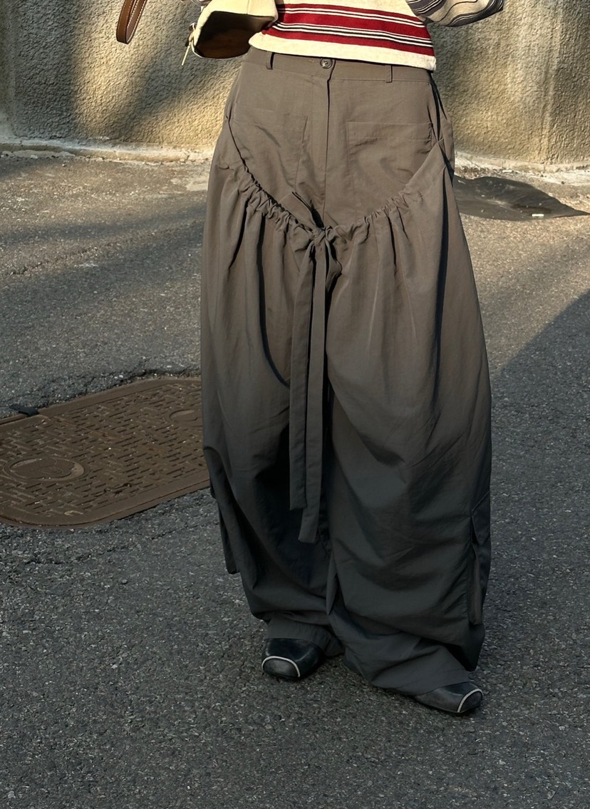 ZEROZERO韓國東大門直郵女裝新品時尚推薦人氣休閑褲尼龍ZEROZERO休閑褲圖色2