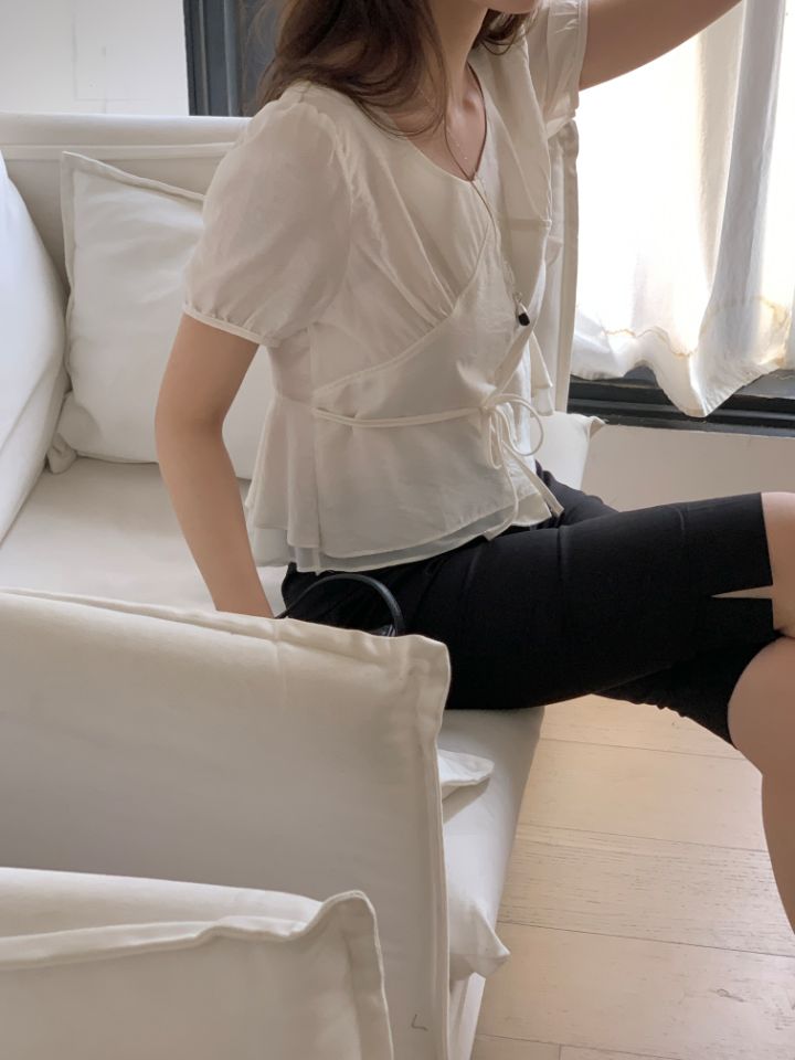 CRONG韓國直郵女裝新品熱賣人氣職業休閑推薦26春夏襯衫蕾絲衫CRONG襯衫/蕾絲衫