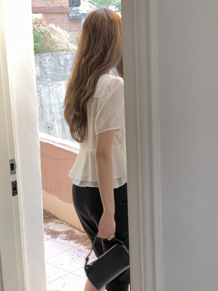 CRONG韓國直郵女裝新品熱賣人氣職業休閑推薦26春夏襯衫蕾絲衫CRONG襯衫/蕾絲衫