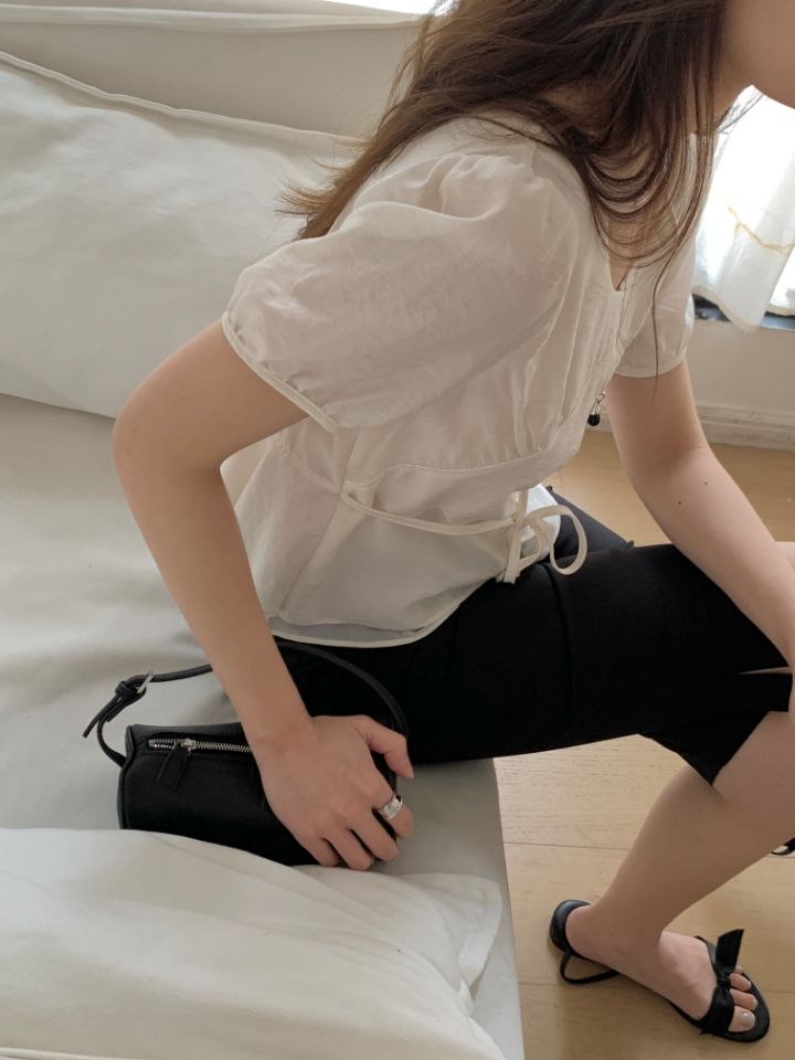 CRONG韓國直郵女裝新品熱賣人氣職業休閑推薦26春夏襯衫蕾絲衫CRONG襯衫/蕾絲衫