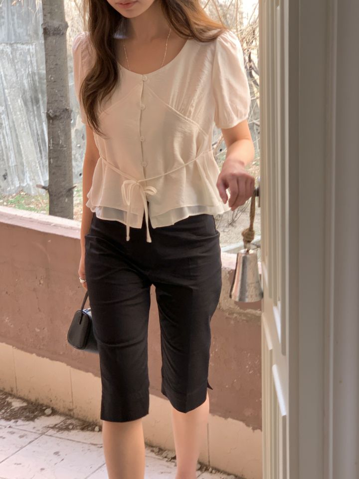 CRONG韓國直郵女裝新品熱賣人氣職業休閑推薦26春夏襯衫蕾絲衫CRONG襯衫/蕾絲衫