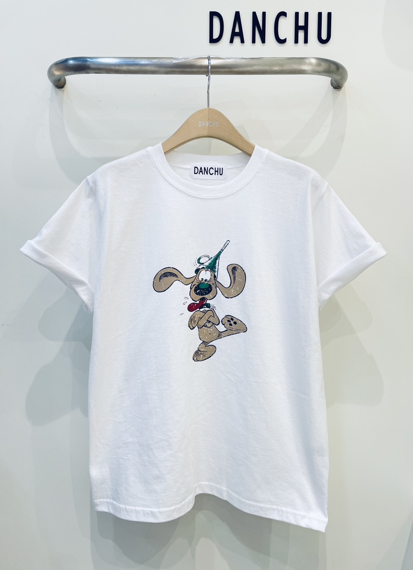 DANCHU韓國東大門直郵女士新款人氣職業熱賣26春夏推薦T恤DANCHUT恤圖色1