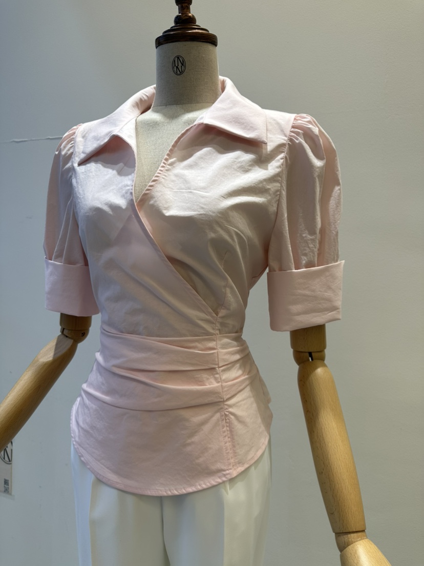 INNO韓國東大門代購女裝新款休閑熱賣26春夏人氣襯衫蕾絲衫INNO襯衫/蕾絲衫