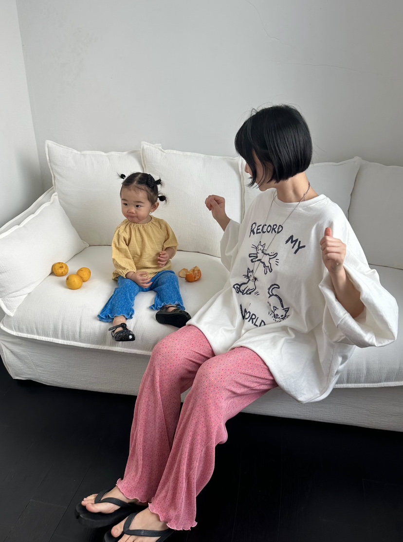 THE LINE-Q韓國東大門代購女裝新品休閑推薦休閑褲童裝THE LINE-Q休閑褲