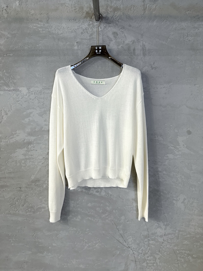 COME OPEN/HAPER韓國代購女士新款推薦時尚26春夏針織衫V領COME OPEN/HAPER針織衫圖色1