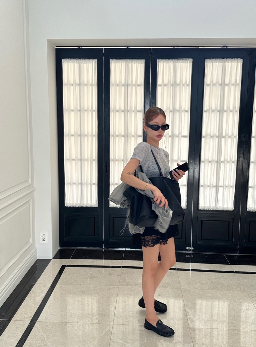 ZEROZERO韓國直郵女裝新品休閑人氣職業推薦針織衫花朵透視ZEROZERO針織衫