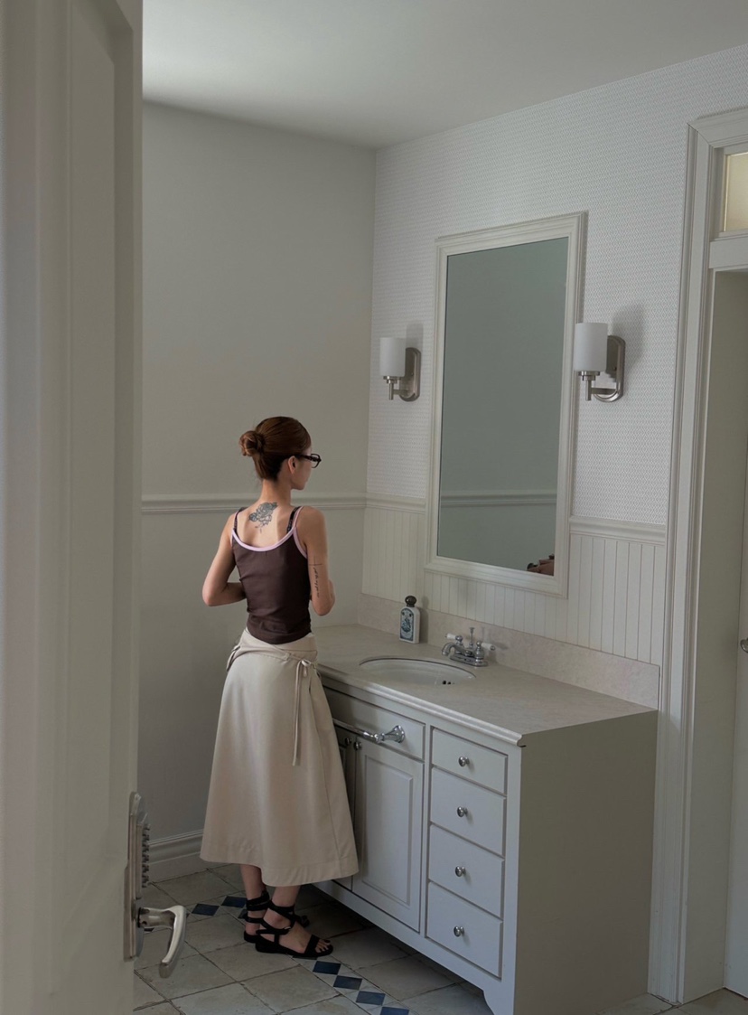 ZEROZERO韓國直郵實拍女士新品熱賣休閑職業吊帶背心褶皺ZEROZERO吊帶/背心