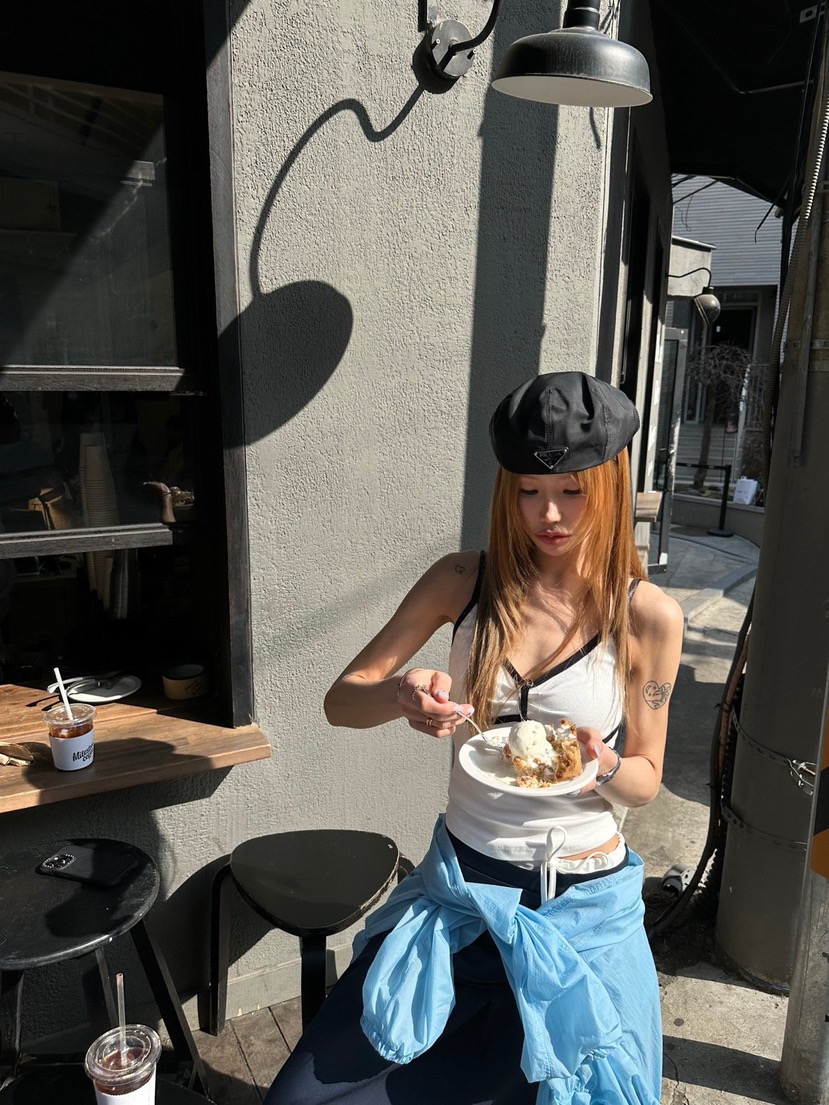 ZEROZERO韓國直郵實拍女士新品熱賣休閑職業吊帶背心褶皺ZEROZERO吊帶/背心