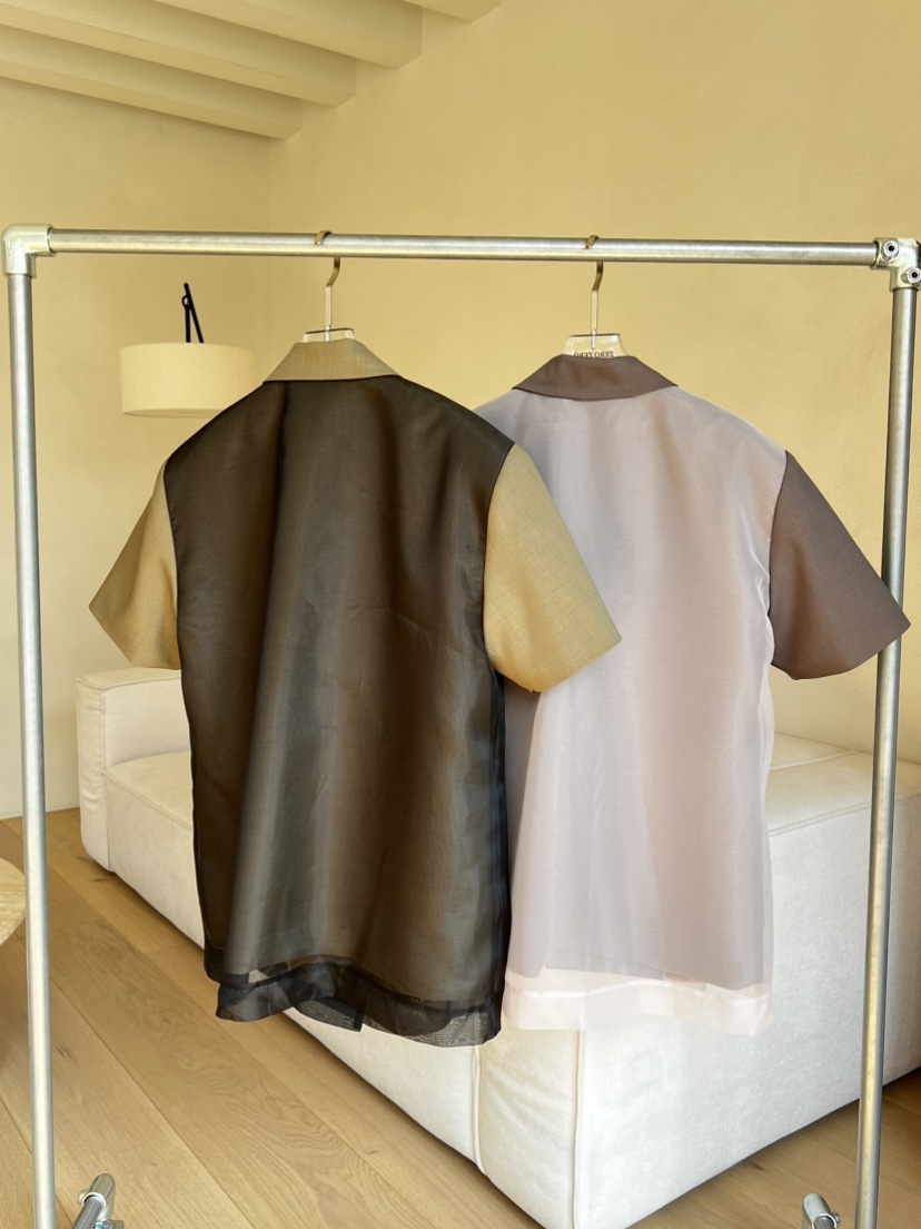 ZEROZERO韓國直郵實拍女士新品26春夏夾克歐根紗蕾絲寬松ZEROZERO夾克