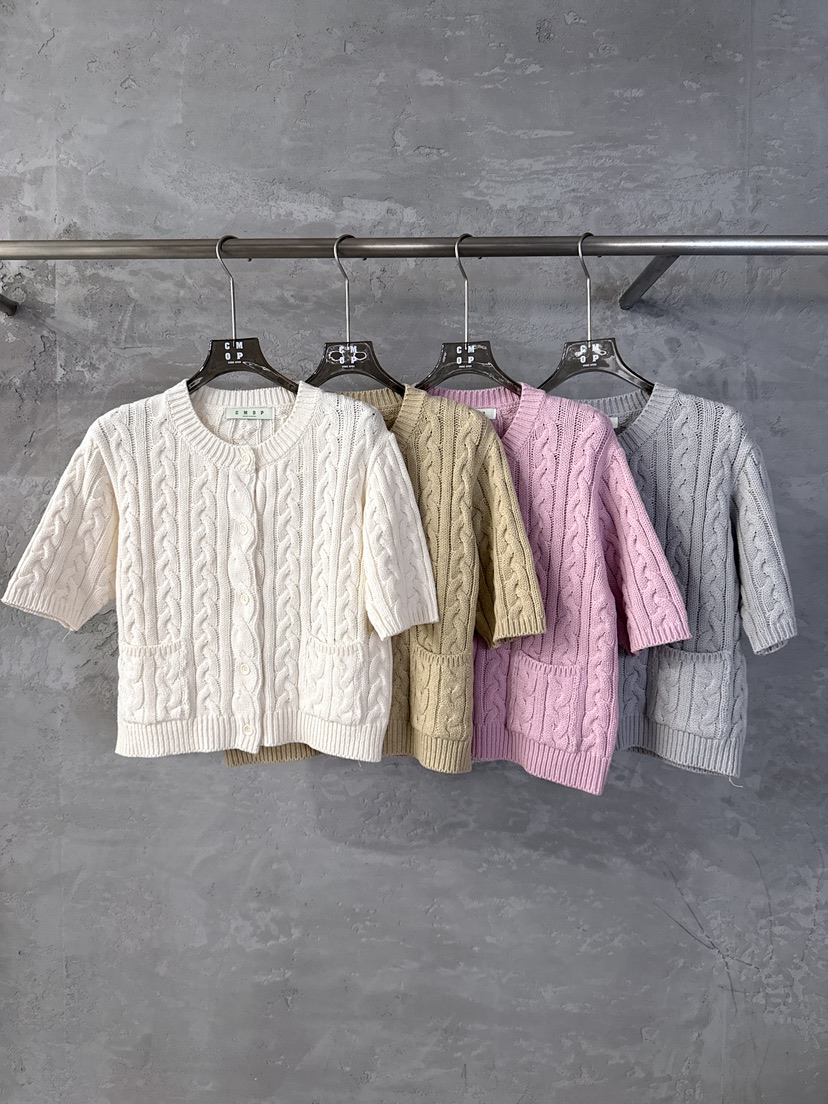 COME OPEN/HAPER韓國東大門直郵女裝新款時尚針織衫口袋COME OPEN/HAPER針織衫