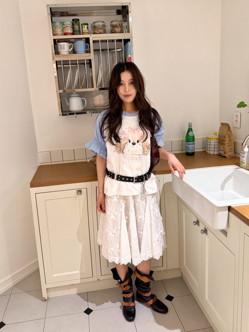 BOUTIQUE-L韓國東大門直郵女裝新品時尚人氣半身裙中短裙BOUTIQUE-L半身裙/中短裙