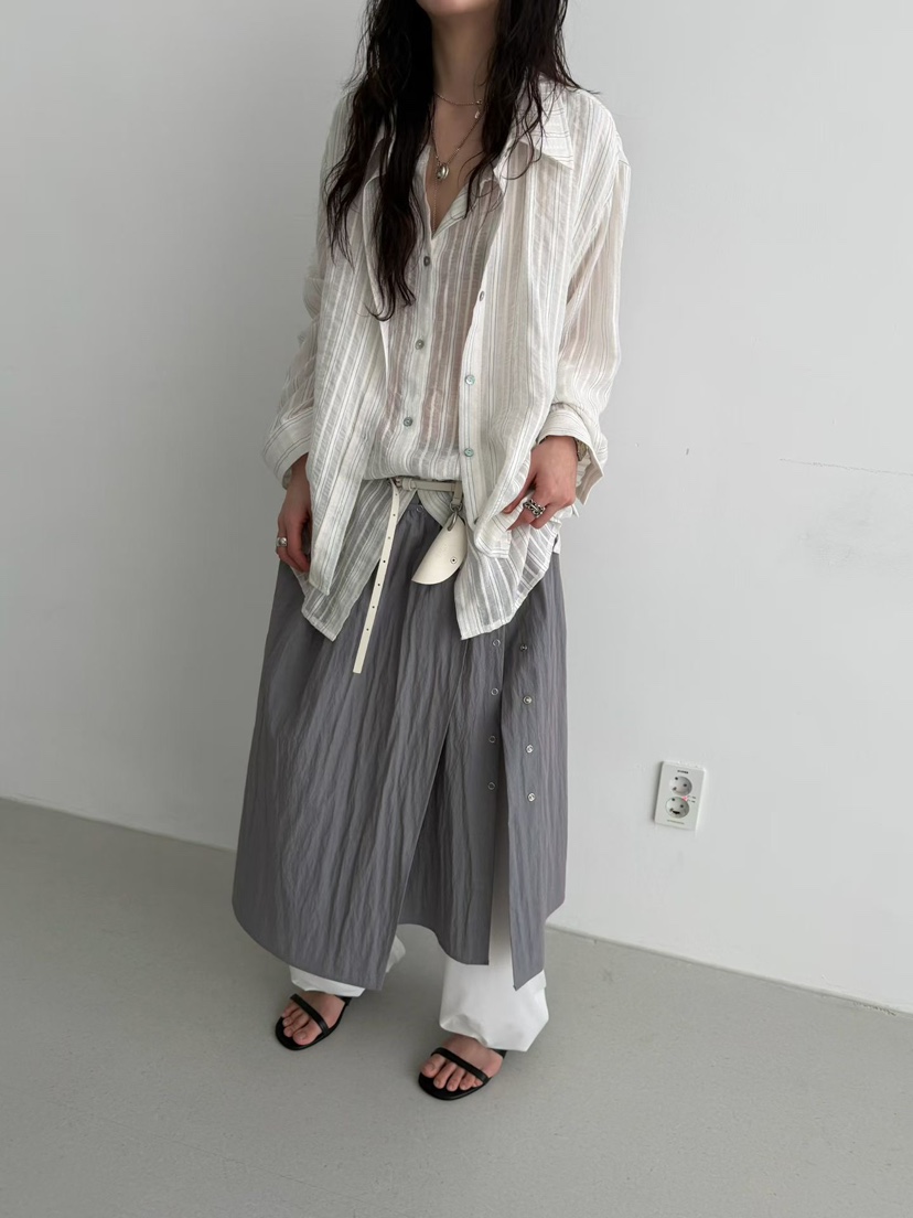 MINIMUZE韓國東大門直郵女裝新款職業休閑26春夏人氣長裙MINIMUZE長裙