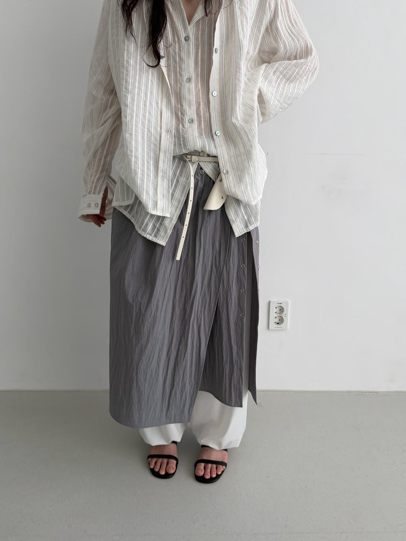 MINIMUZE韓國東大門直郵女裝新款職業休閑26春夏人氣長裙MINIMUZE長裙