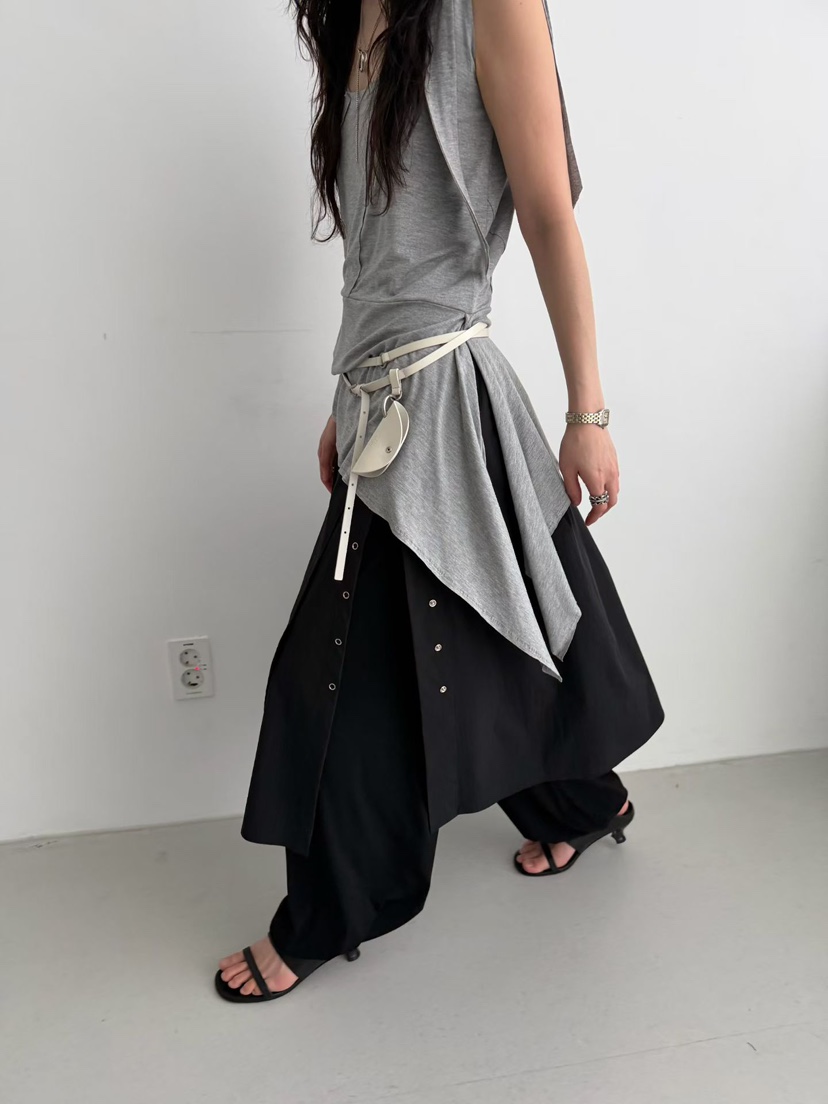 MINIMUZE韓國東大門直郵女裝新款職業休閑26春夏人氣長裙MINIMUZE長裙