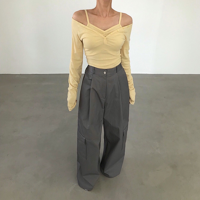 2TWO MOON韓國東大門直郵女士新款熱賣推薦長袖T恤假兩件2TWO MOON長袖T恤